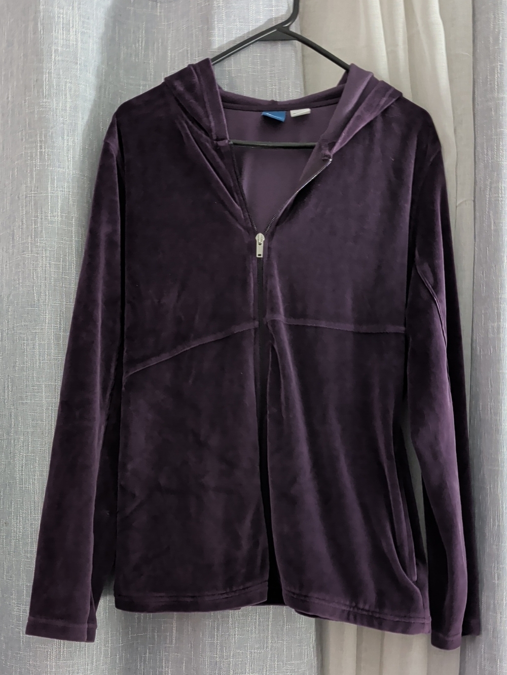 Reebok Plum Plush Zip Front Hoodie Jacket